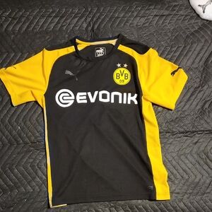 Puma Men's Size Small BVB Black and Yellow Jersey